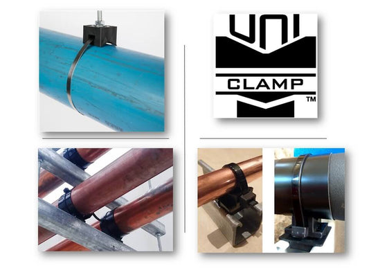 Uniclamp and V-BAT Pipe Clamp