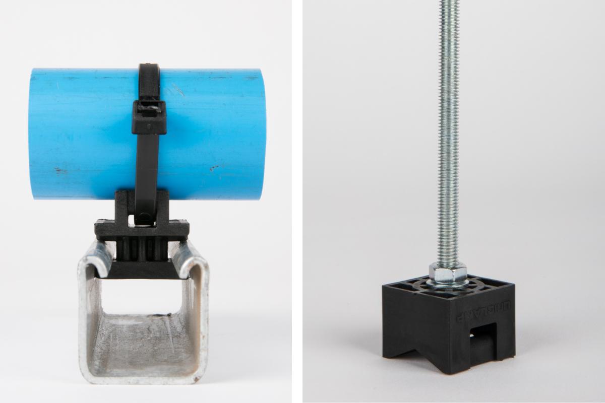 Vi Script Clamps Utilizing The Uniclamp and V-BAT™ Pipe Clamps in Breweries – Uniclamp USA